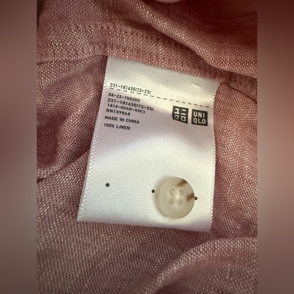 Uniqlo linen tank Size M - Picture 3 of 4